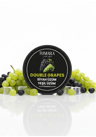 Fumara Double Grapes - Siyah Üzüm, Yeşil Üzüm Aromalı Nargile Melası 200gr.