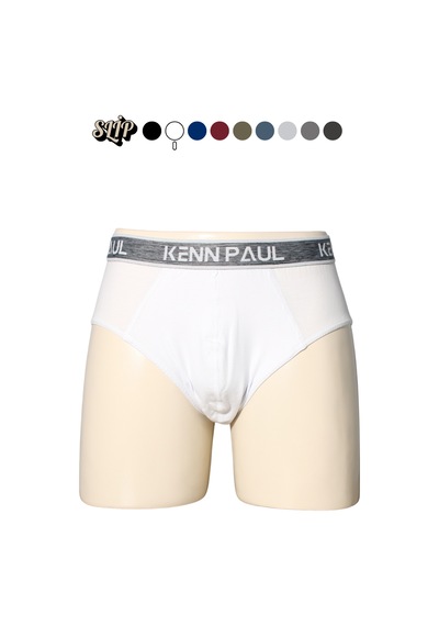 Kp Erkek Düz Pamuklu Beyaz Boxer Slip Boxer Beyaz