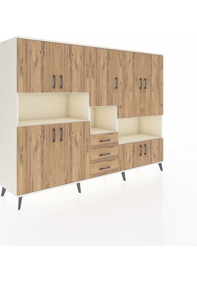 Hyperion Dolap 13 Raflı 3 Çekmeceli 9 Kapaklı 220x44x163 Aytaşı-çam Atlas Çam - Aytası Hyperion Dolap 13 Raflı 3 Çekmeceli 9 Kapaklı 220x44x163 Aytaşı-çam Atlas Çam - Aytası