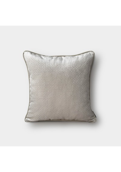 "rona" Desenli Kırlent Kılıfı - 45x45 - Krem Krem