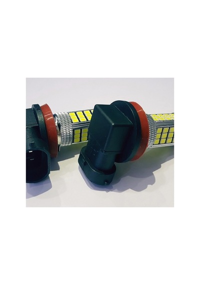 Femex Sis Led Ampul H8/11 2835 Chip 9w Led Ampul Beyaz 66smd Mercekli Ultra Parlak 6000k
