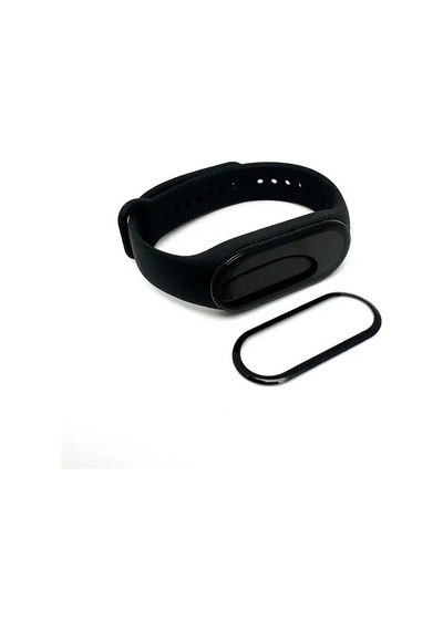 Lexroo Xiaomi Mi Band 7 Pmma Pet Saat Ekran Koruyucu - Siyah