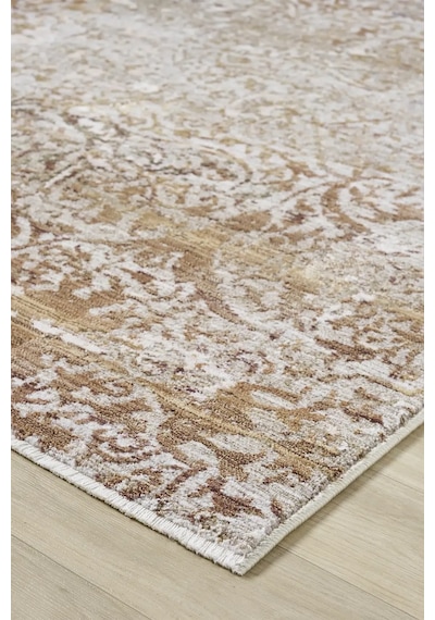 Seyran Halı Monde 805 Bej Polyester Makine Halısı