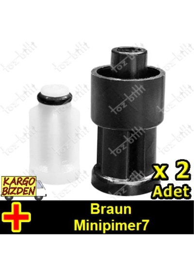 Braun Uyumlu Minipimer7 Blender Kavrama Parçası + Motor Dişlisi 2Li (480301163)