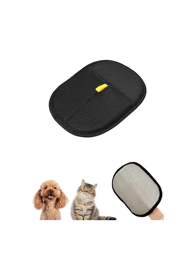 Elektrostatik Tüy Toplama Eldiveni 24x16 Cm Kalın Tabanlı Kedi Köpek Tüy Temizleyici Rulo F