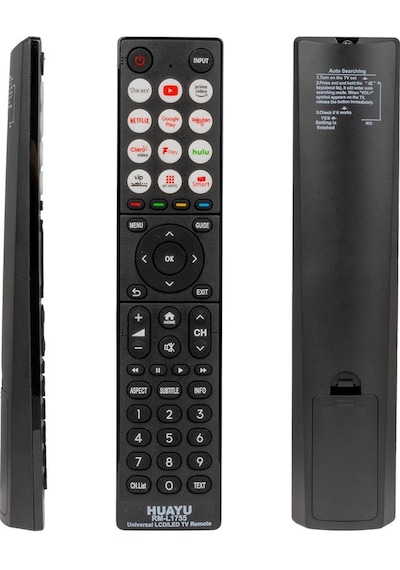 Huayu Rm-l1755 Netflix-youtube-hulu-prime Video-google Play-my Apps-rakuten-disney Tuşlu Universal Lcd Led Tv Kumanda