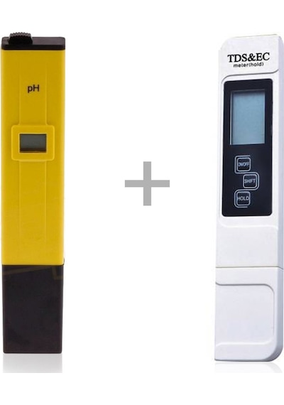 Aek-Tech 0-14 Ph Metre Ve Tds 0-9990 Ppm Iletkenlik Ölçer Seti