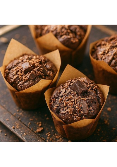 Tulip Muffin Kağıt Kek Kapsülü 50'li 55x50 Mm Renkli Cupcake Muffin Kalıbı Diğer
