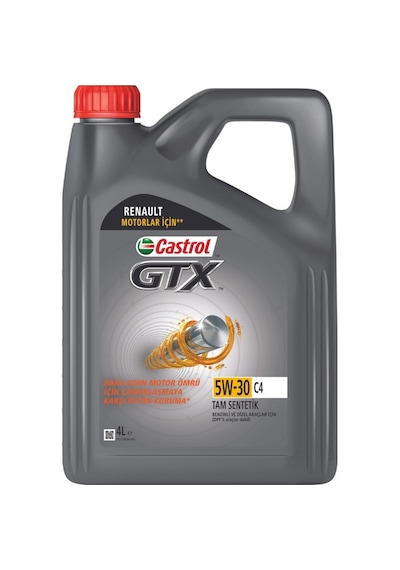 Castrol GTX 5W-30 C4 Tam Sentetik DPF Motor Yağı 4 L