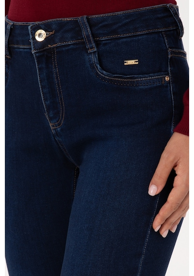 U.S. Polo Assn. Kadın Koyu Mavi Skinny Jean Pantolon 50317626-DN0023