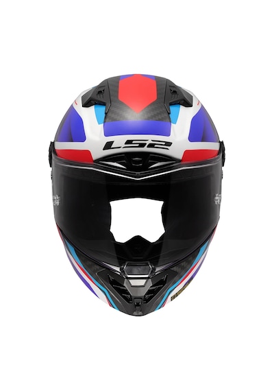 Ls2 Thunder Karbon Gp Aero Raute Mavi-kırmızı Kask Mavı-kırmızı