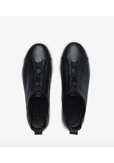 Greyder 18952 6y Siyah Hakiki Deri Erkek Sneaker Spor Ayakkabı Siyah