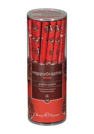 Bruno Visconti "happy Graphix" Jumbo Kurşun Kalem 4b 3.5 MM Fresh & Fruity