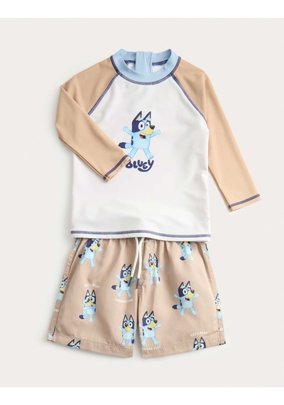 Marks & Spencer Bluey Mayo Takımı T88000012 Kahverengi
