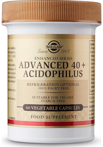 Solgar Advanced 40+ Acidophilus 60 Kapsül