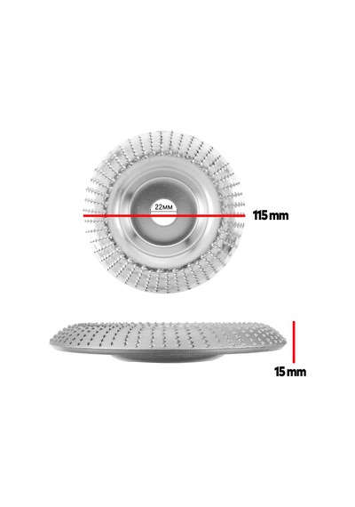 Ahşap Taşlama Törpüleme Oyma Eğe Diski Ahşap Kesici Kesme 115 mm