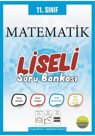 Pano Yayınları 1 Matematik Liseli Soru Bankası Yni