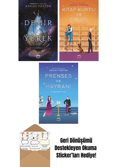 Demir Yürek + Geekerella Serisi Kutulu Set 3 Kitap + Geekerella