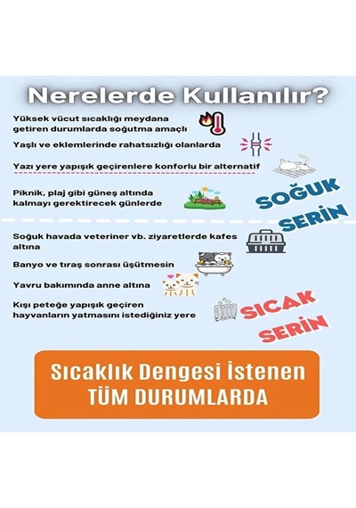 4 Mevsim Kedi Köpek Minderi 60 40 Yıkanabilir Pet Yatağı Kedi Köpek Serinletici Minder 60 40 / 4 Mevsim Yatak, So