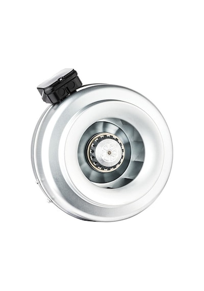 BVN Bahçıvan 19,5 cm BDTX 200-B 100 watt 870 m3/h 2530 DD 220/230 volt Monofaze Yuvarlak Kanal Fanı Aspiratörü