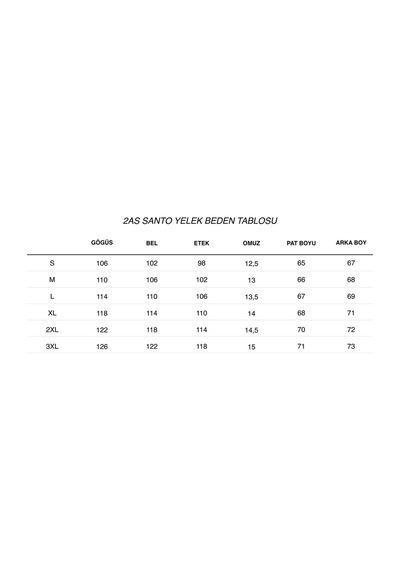 2As Santo Erkek Yelek (540859014)