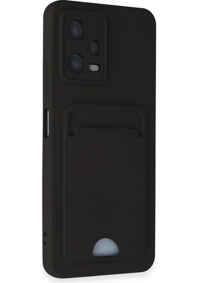 Xiaomi Poco X5 5g Kılıf Kelvin Kartvizitli Silikon - Siyah Çok Renkli
