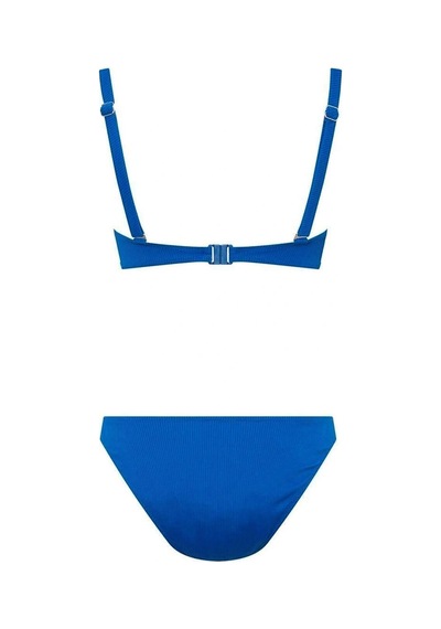 U.S. Polo Assn. Kadın Saks Mavi Bikini Takım