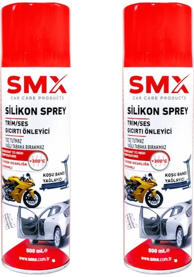 Silikon Yağlayıcı Sprey 500 Ml 2 Adet
