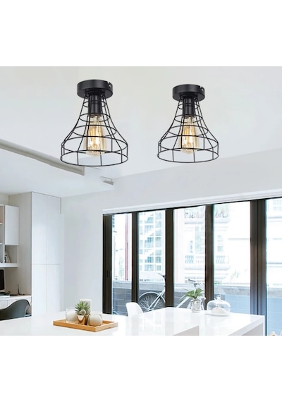 Mylights Retro Rustik Konik Kafes Armatür Avize (424401771)