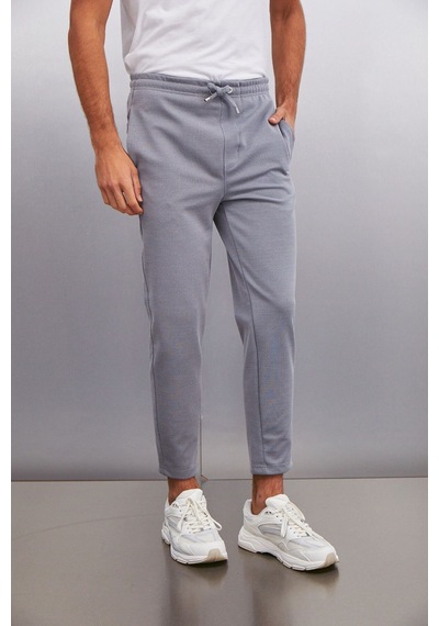 Grimelange HUXLEY Erkek Regular Fit Cepli Gri Pantolon