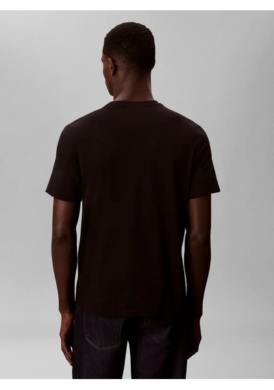 Calvin Klein Ss Woven Label Tee 2, Vaw Siyah 2'li Erkek T-shirt