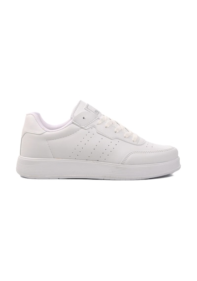 Beyaz Bağcıklı Unisex Sneaker 158 Beyaz