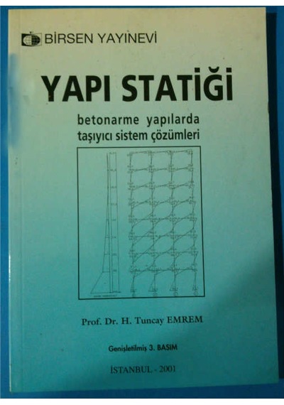 Yapı Statiği H.Tuncay Emrem 2001 Yılı Basım