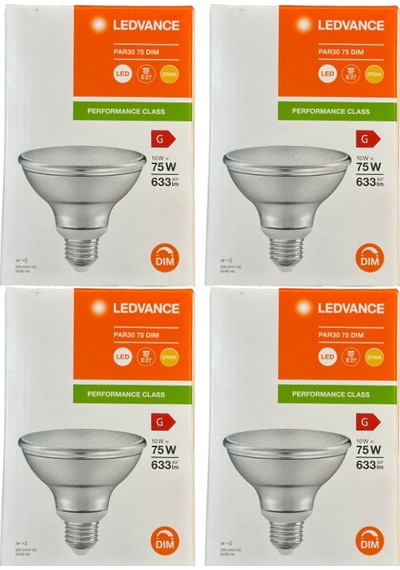 Osram Ledvance 10w 75w 2700k Sarı Işık Par30 E27 Duylu Dim Edilebilir Led Spot 4 Adet