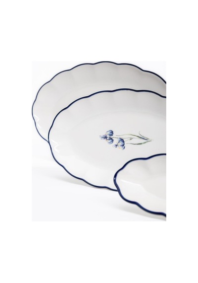 Maxx Doria Flower Blue 6 Kişilik 29 Parça Kahvaltı Takımı Pa2084 Beyaz - Mavi