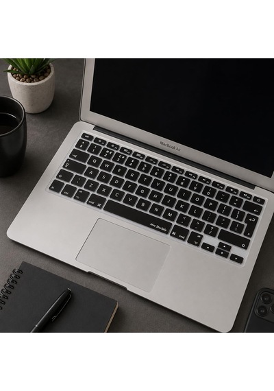 Macbook Klavye Koruyucu Uk Iso Ters L Enter Air 13 A1369/a1466 & Pro A1278/a1425/a1502/a1286/a1398 Uyumlu Avrupa İngilizce İnce Silikon Siyah 25777169