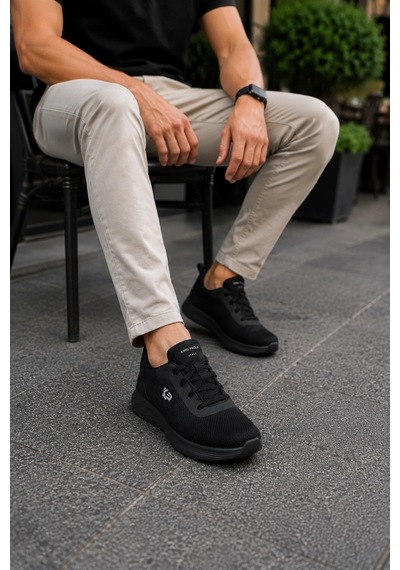 In Step Aurelio Kıng Paolo Günlük Siyah Yürüyüş Ayakkabısı Hafif Nefes Alabilen Bağcıklı Rahat Sneaker In Step Aurelio Kıng Paolo Günlük Siyah Yürüyüş Ayakkabısı Hafif Nefes Alabilen Bağcıklı Rahat Sneaker
