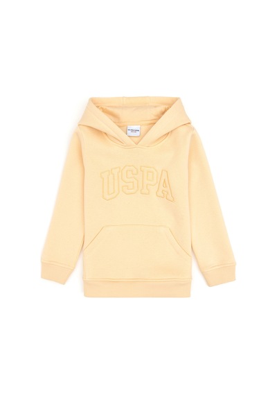 U.S. Polo Assn. Kız Çocuk Kavun Kapüşonlu Şardonlu Basic Sweatshirt 50314311-VR053