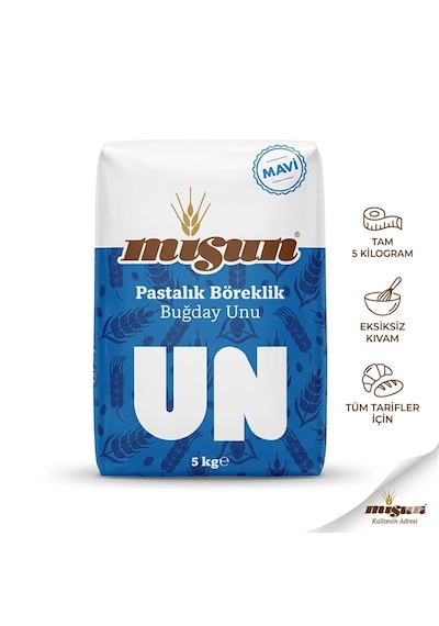 Misun Pastalık Böreklik Buğday Unu Mavi 5 Kg