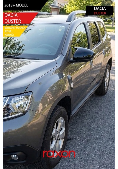 Dacıa Duster 2 2018+ Batman & Yarasa Ayna Kapağı Parlak Piano Black Sport