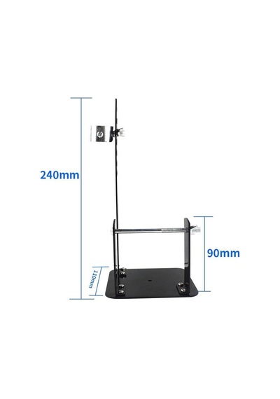 Havya Sehpası - Havya Standı Metal Lehim Makara Ve Kalem Havya Tutuculu 110x110 Mm Süngersiz