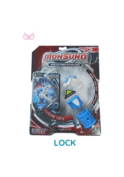 Monsuno Lisanslı 3 Lü Fusion Figür Seti Backslash, Lock, Evo Tek Beden