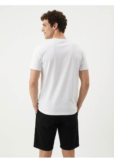 LOFT Regular Fit Erkek Tshirt K.kol Lf2042733 Q1.v1 Beyaz