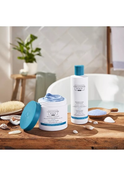 Christophe Robin Termal Çamurlu Arındırıcı Maske 250 Ml. Saç Derisi Dengeleyici & Besleyici