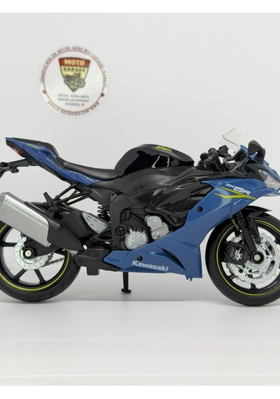 Kawasaki Ninja Zx-6r 1:12 Lacivert Diecast Motosiklet Model