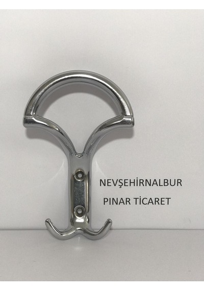 Krom Büyük Palto Askısı 4 Adet