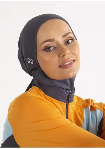 Mayovera Antrasit Logo Tasarım Bone Siyah