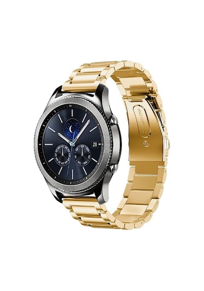 Huawei Watch Gt/gt2/gt2e/gt2 Pro/gt3/gt3 Pro/watch 3 / 3 Pro Metal Katlamalı Çelik Kordon 46mm