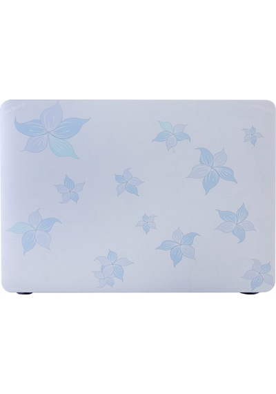 Apple Uyumlu MacBook Pro Kılıf 13 İnç M1-m2, Flower05nl Type-c Model A2338 A2289 A2251 A1706-08 A1989 A2159 İle Uyumlu Açık Mavi