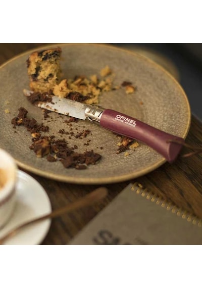 Opinel N 8 Gürgen Saplı Trekking Inox/çelik Çakı Bordo